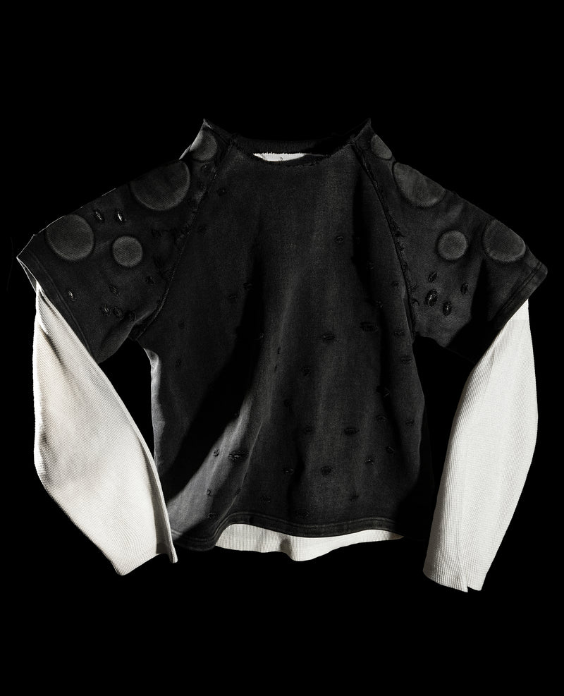 'OXYGEN' DOUBLE LAYERED THERMAL SWEATSHIRT