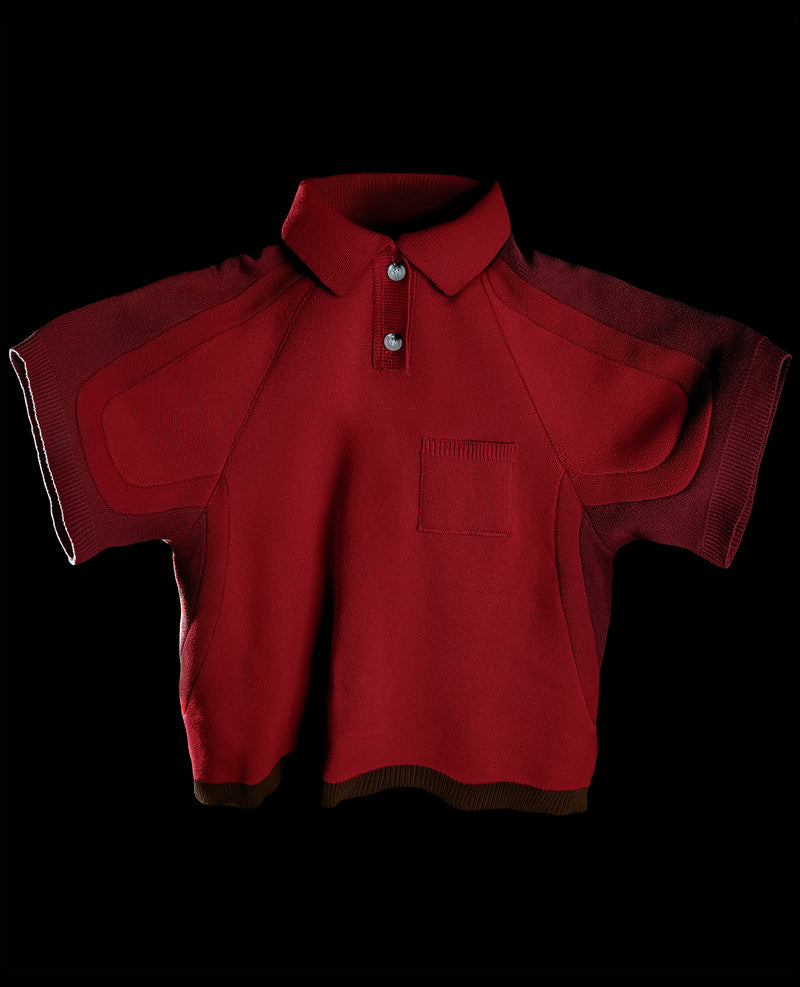 RED ROULETTE ‘PAINT‘ KNIT SHIRT