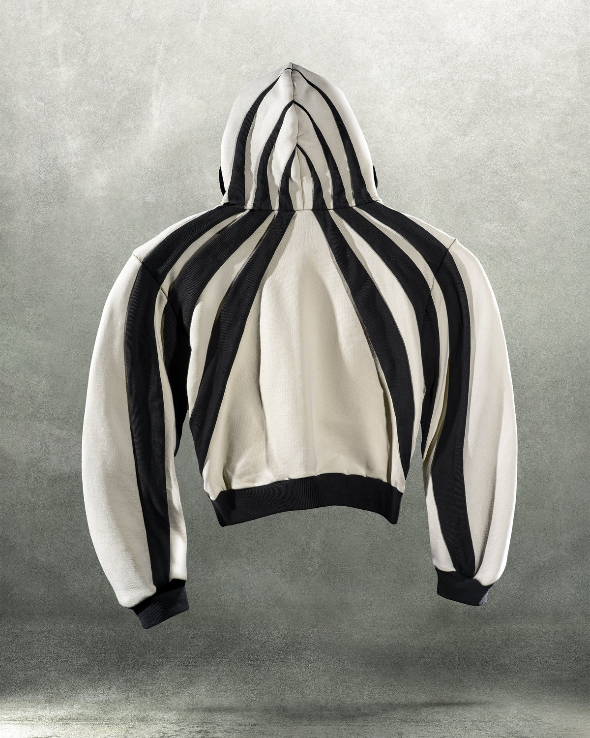 'ARRAY' HEAVY PANELED HOODIE IN ORCA