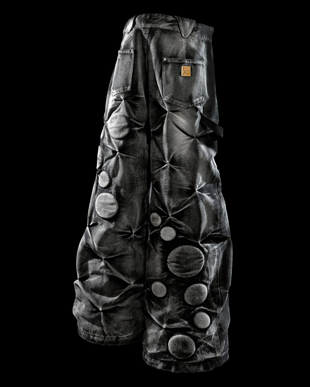 DARK MOON ‘OXYGEN’ PADDED CANVAS PANTS