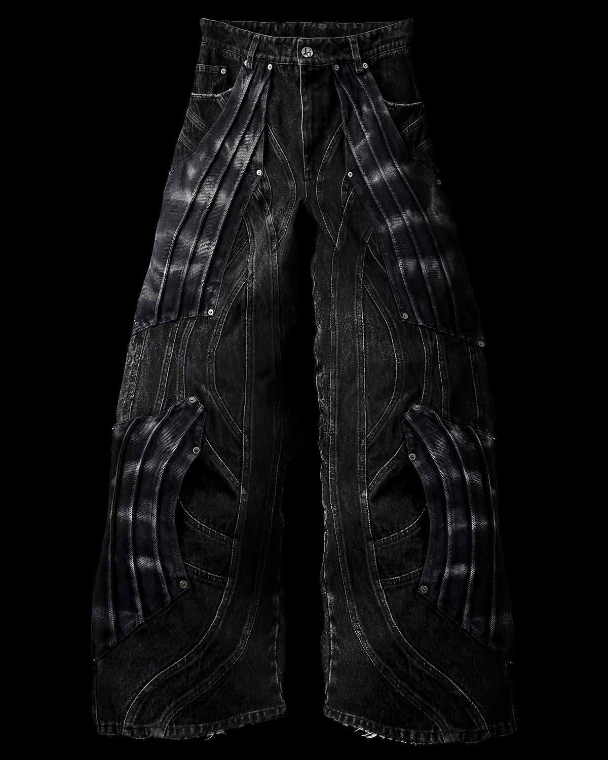 ‘CIRCUIT’ LAYERED DENIM PANTS