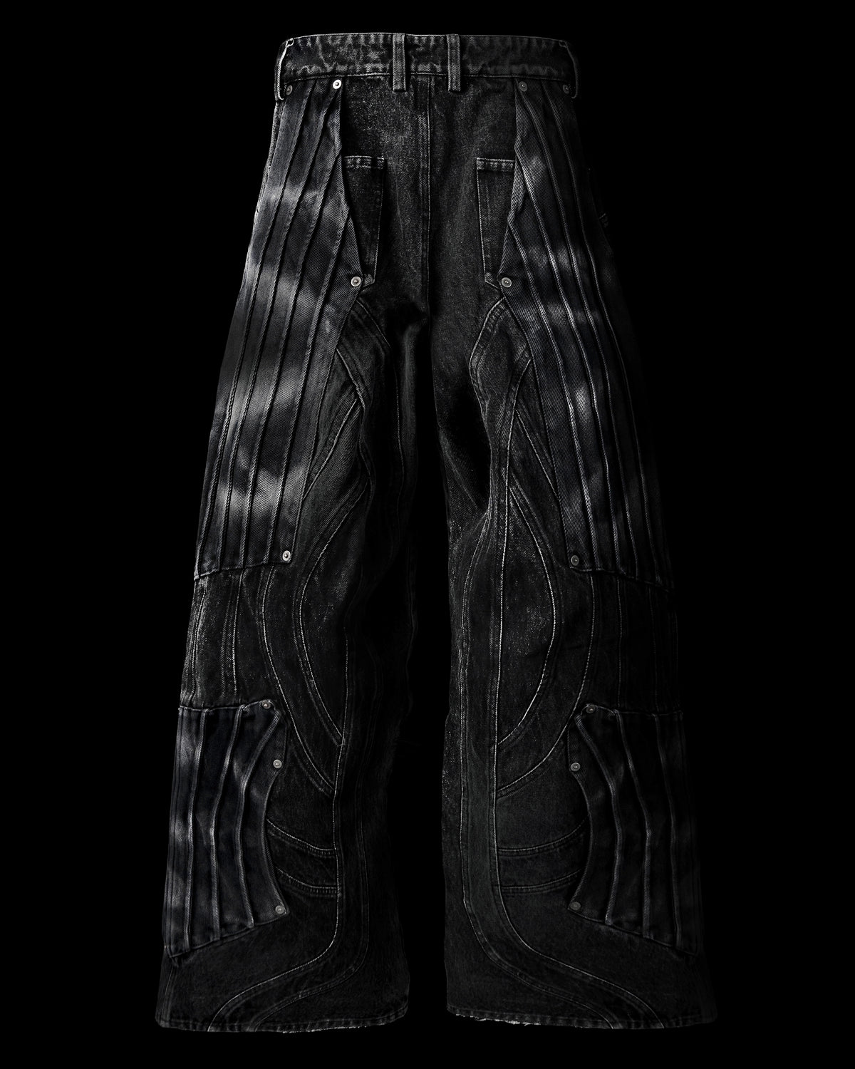 ‘CIRCUIT’ LAYERED DENIM PANTS