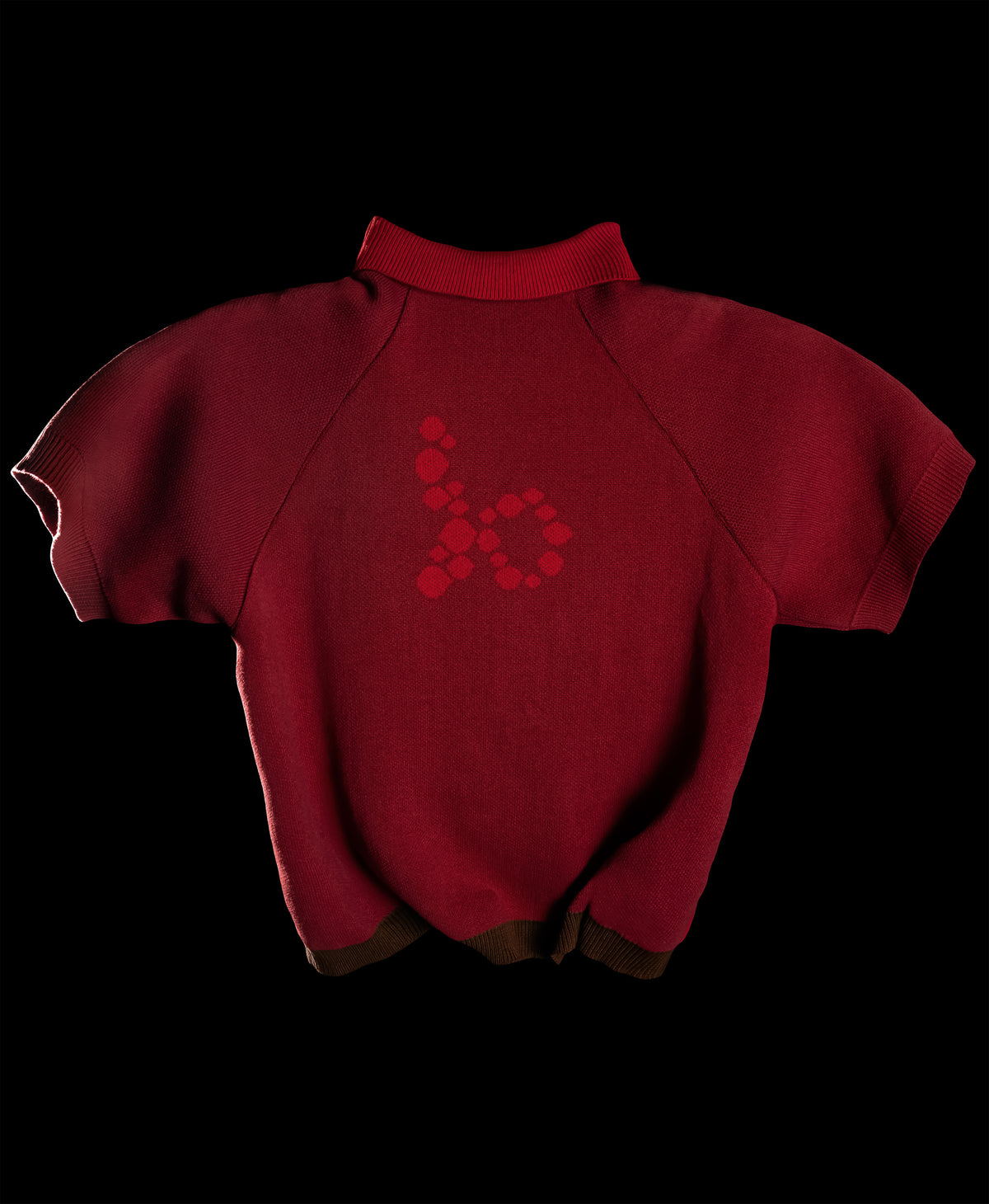 RED ROULETTE ‘PAINT‘ KNIT SHIRT