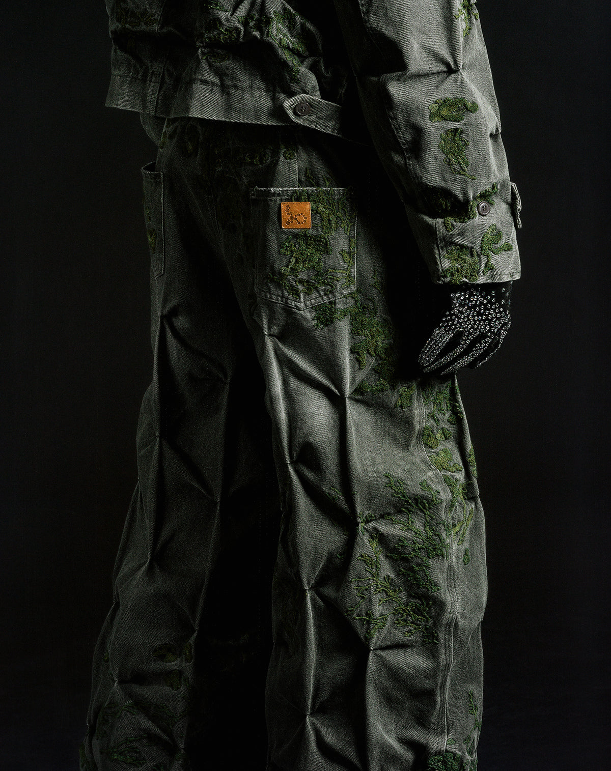パンツ badson.us MOSS'OVERGROWTH'DENIM PANTS MOSS 'OVERGROWTH' DENIM PANTS - BAD SON