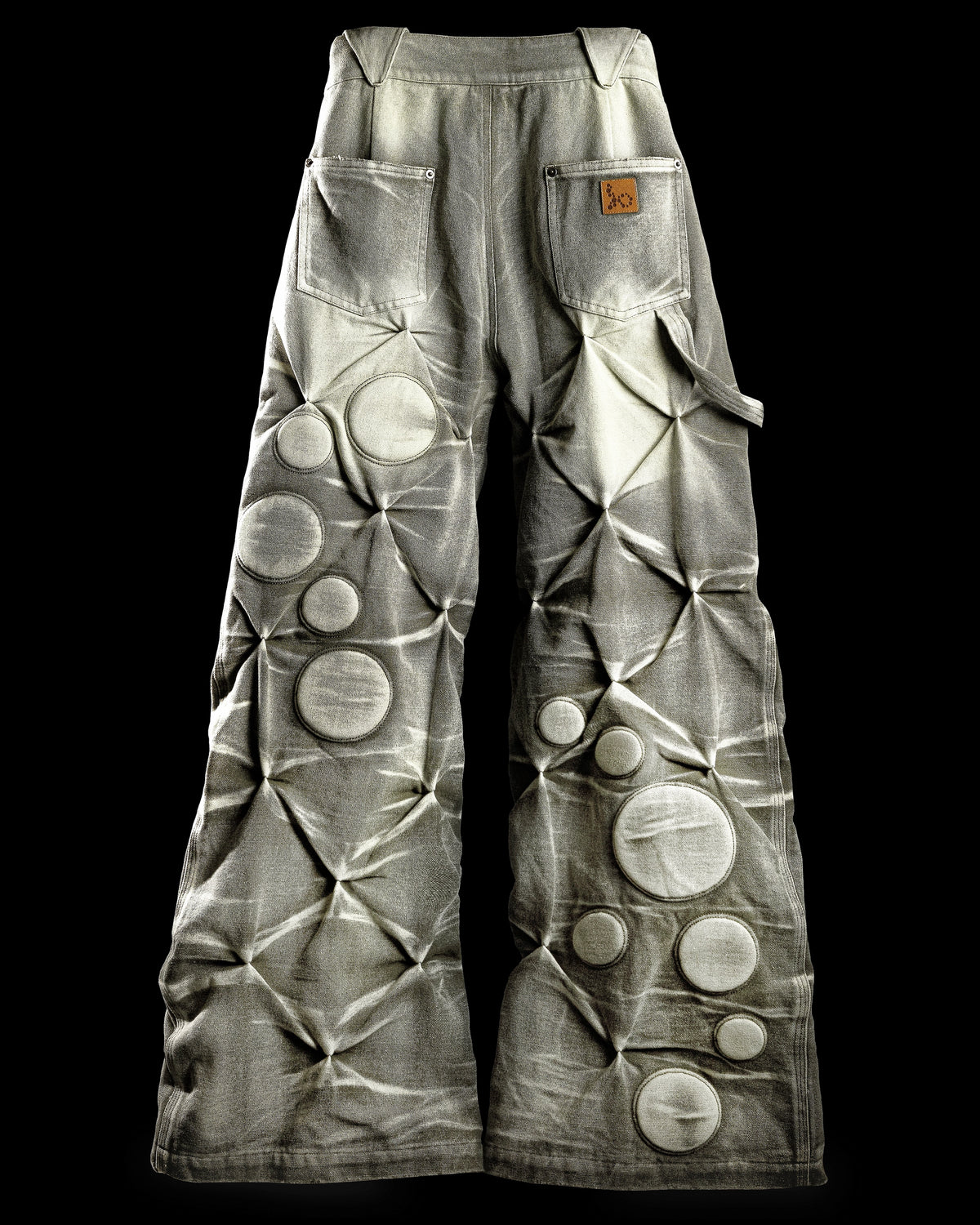 LIMESTONE ‘OXYGEN’ PADDED CANVAS PANTS