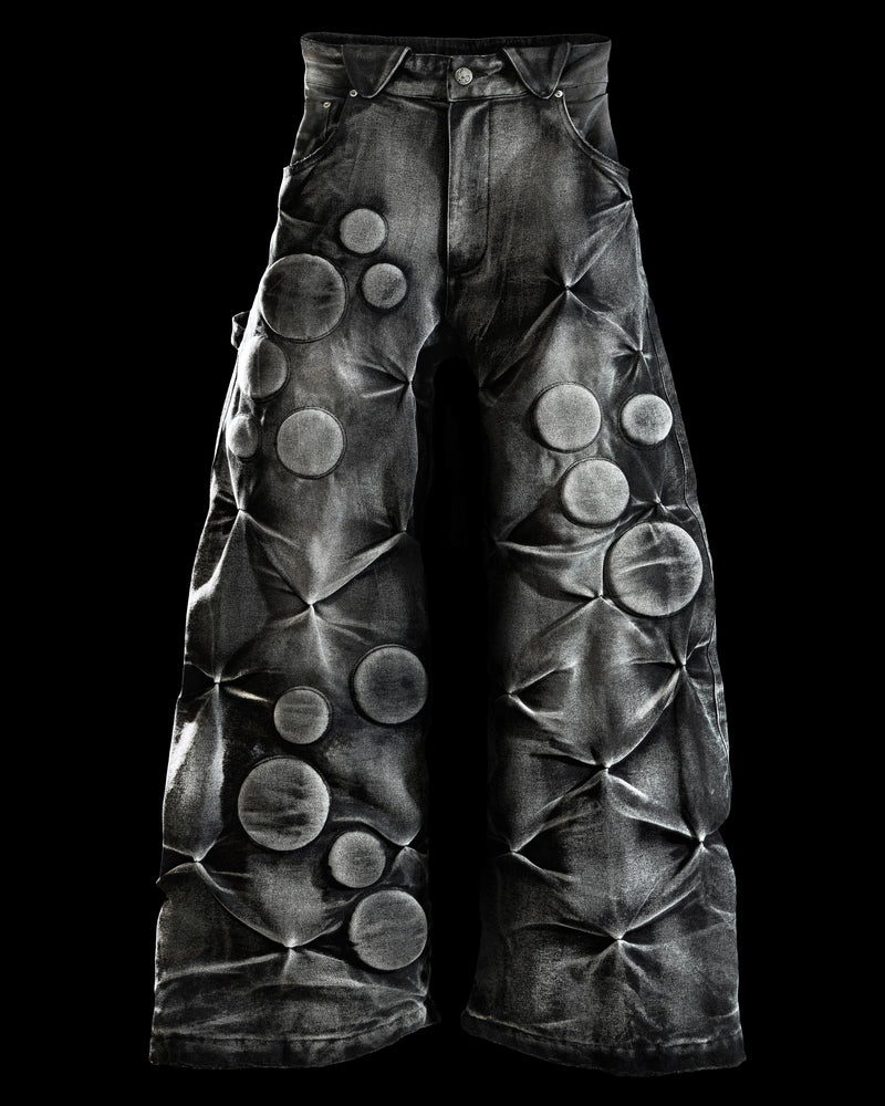 DARK MOON ‘OXYGEN’ PADDED CANVAS PANTS