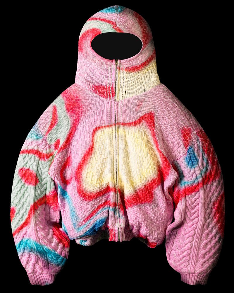 PINK ‘SPCTRM’ KNIT JACKET