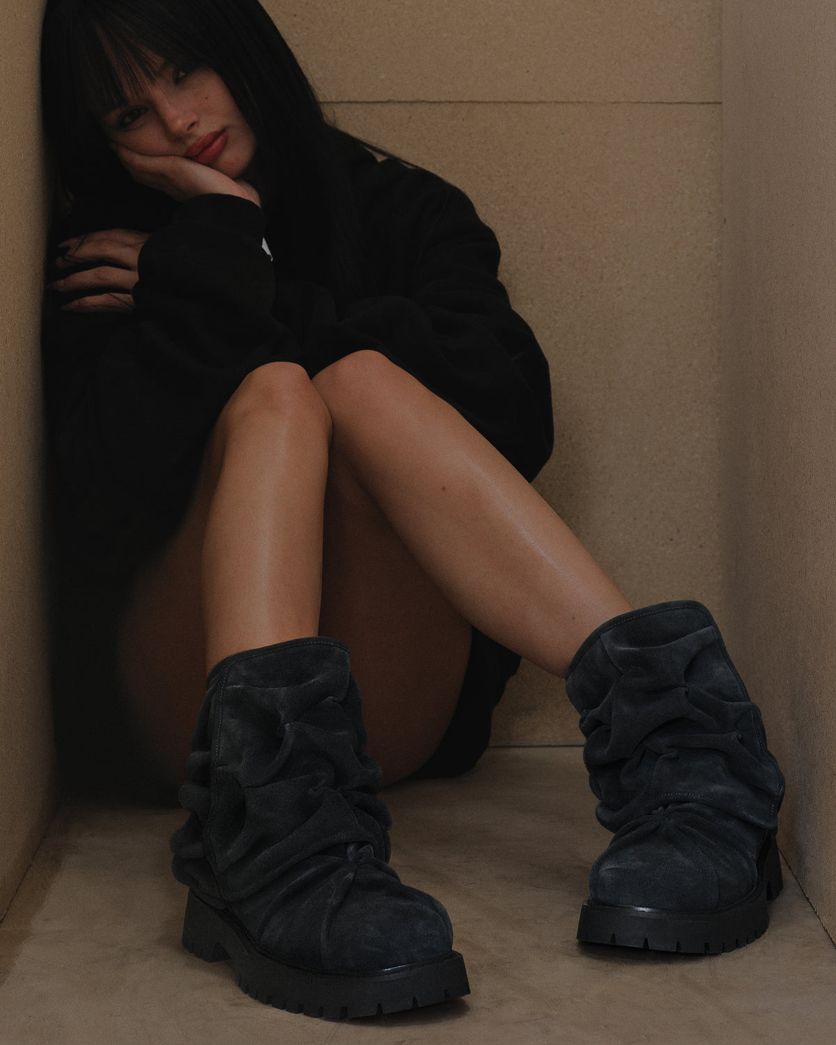'PINCH' BOOTS IN PACIFIC BLACK
