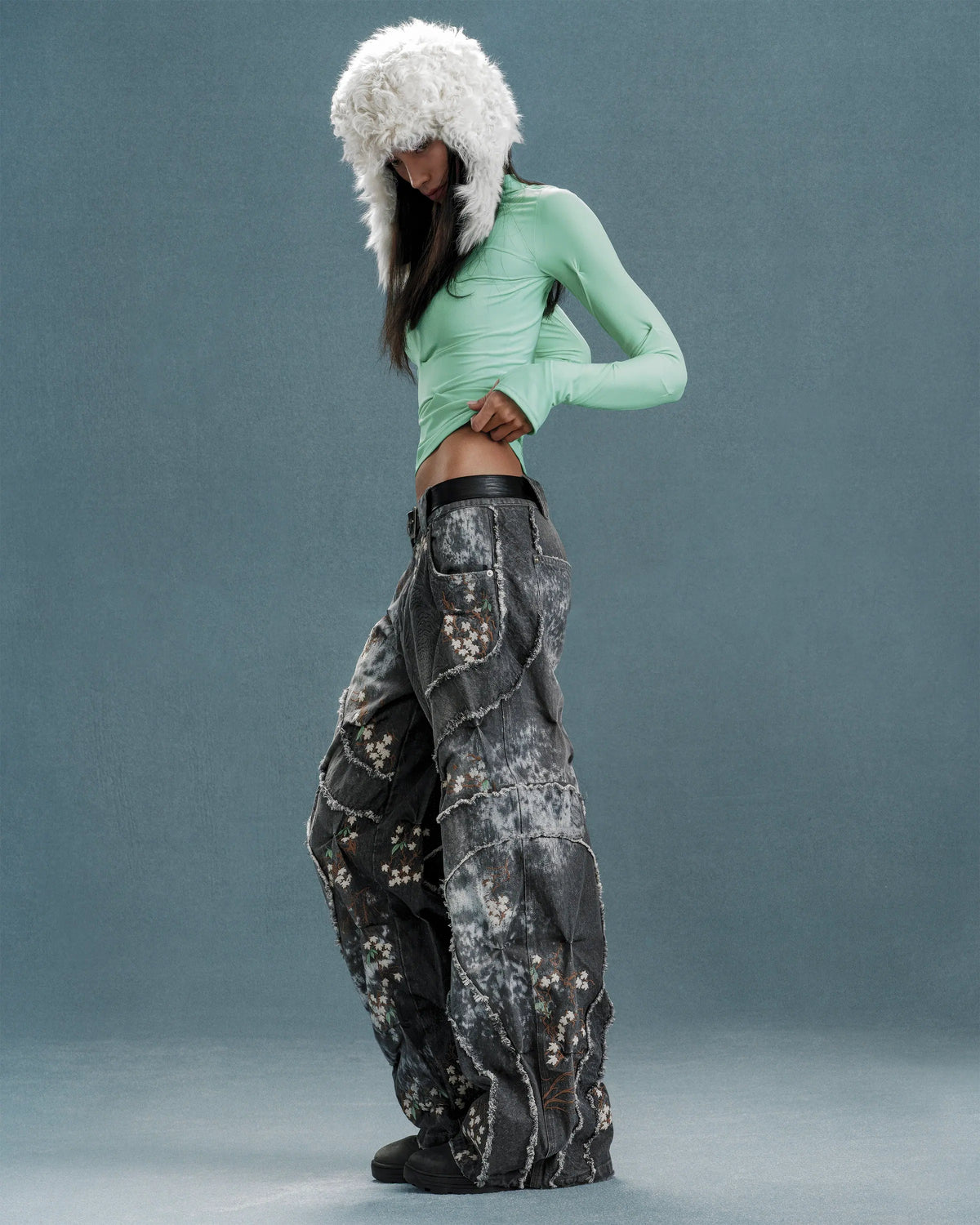 SIBERIAN 'OVERGROWTH' DENIM PANTS - BAD SON