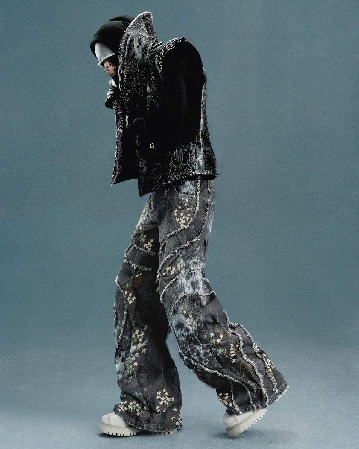 SIBERIAN 'OVERGROWTH' DENIM PANTS - BAD SON