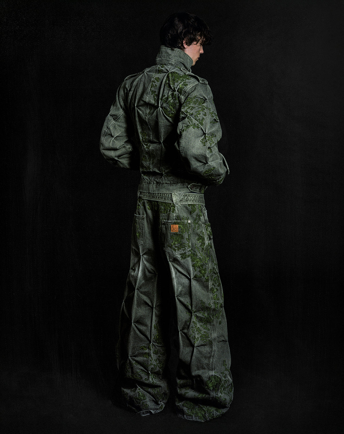 MOSS 'OVERGROWTH' DENIM PANTS - BAD SON