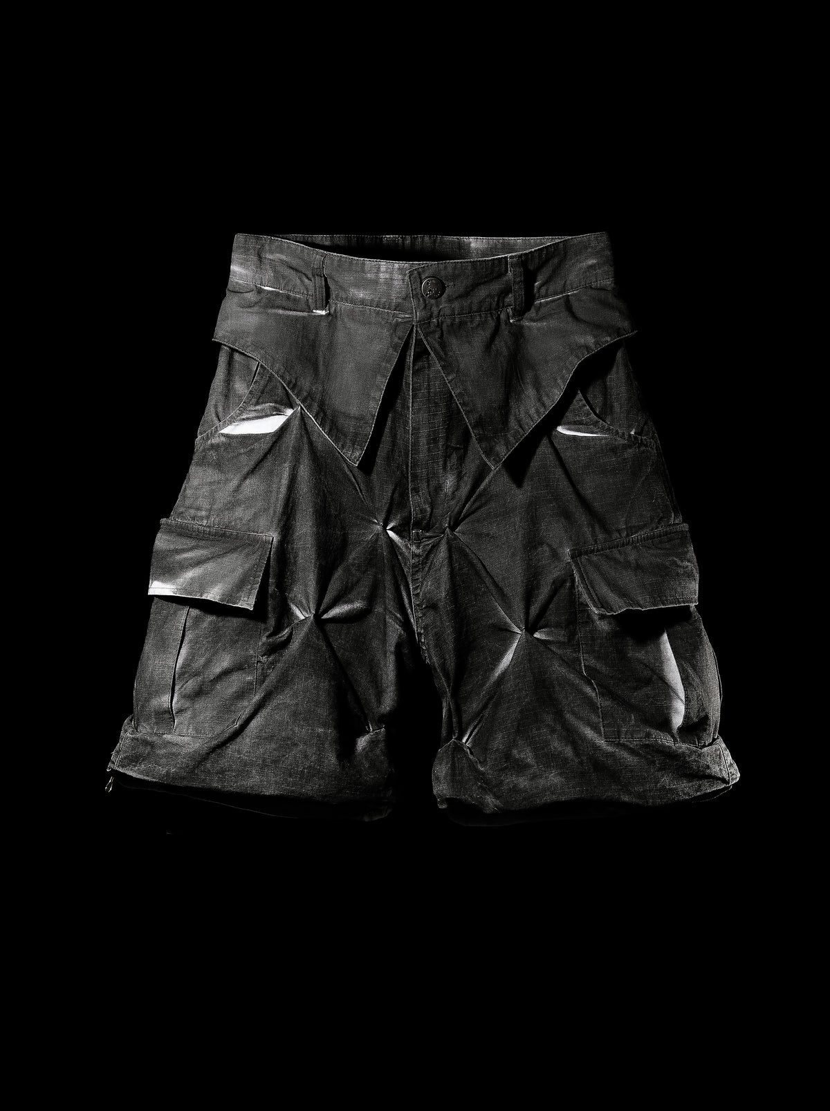 ‘CARBON’ CONVERTIBLE CARGO PANTS