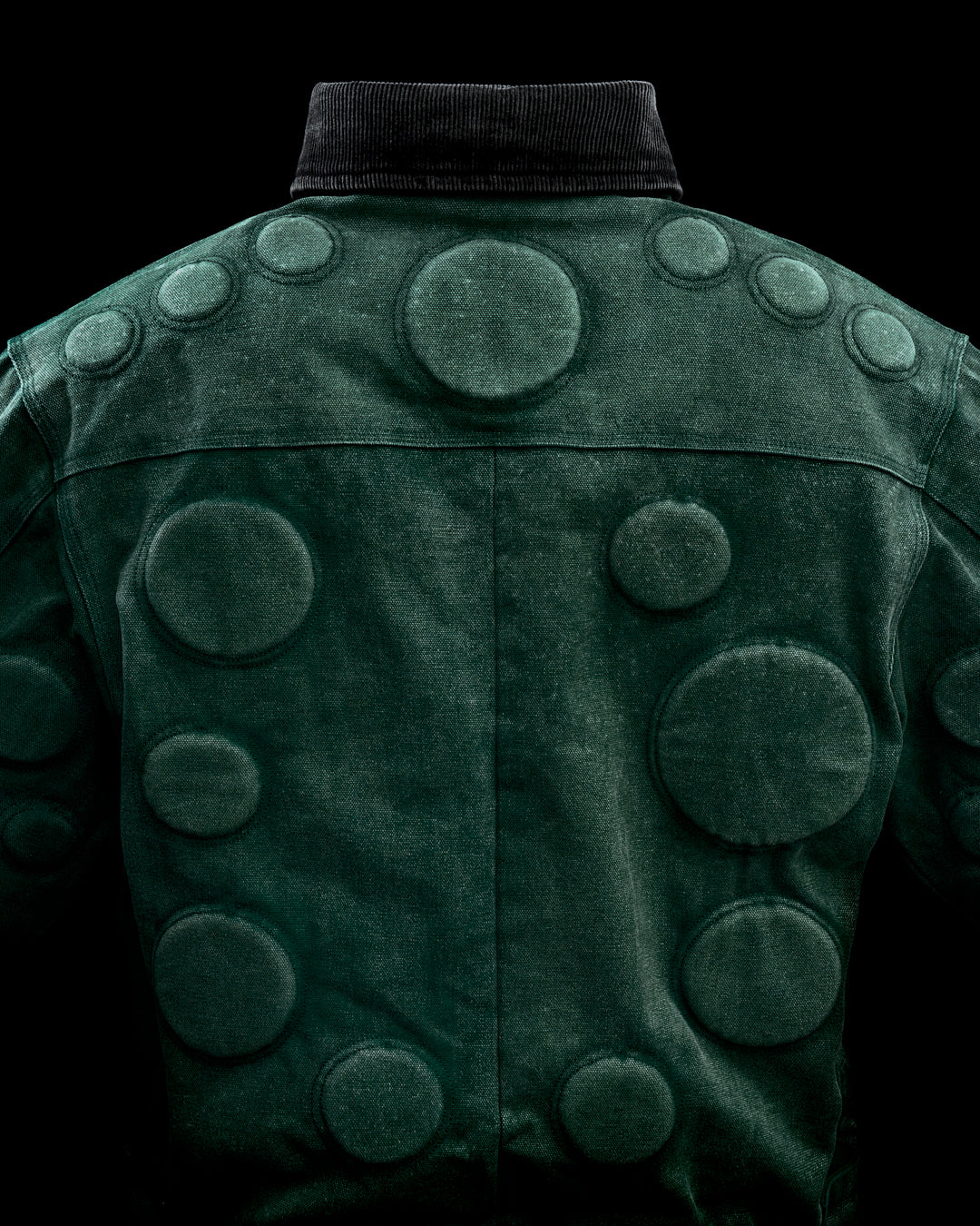 OXYGEN' HEAVY JACKET IN FADED PHTHALO GREEN - BAD SON