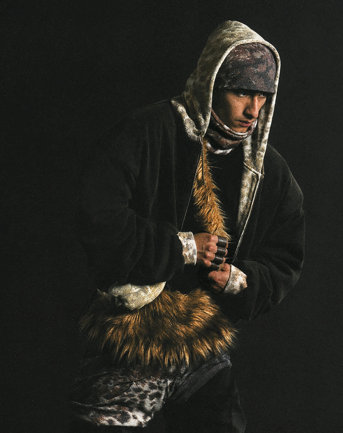 FADED 'APPALOOSA' REVERSIBLE ZIP-UP HOODIE - BAD SON