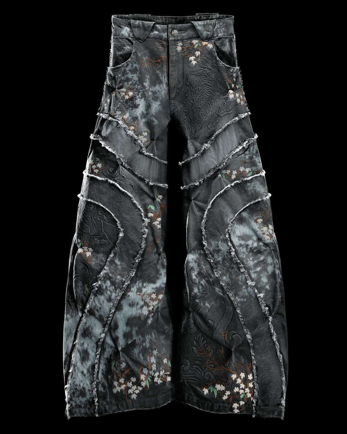 パンツ badson.us OXYGEN 2 pants SIBERIAN 'OVERGROWTH' DENIM PANTS - BAD SON